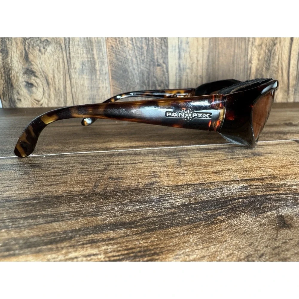 Panoptx Foam Lined Goggles Tortoiseshell Frame Amber Lenses